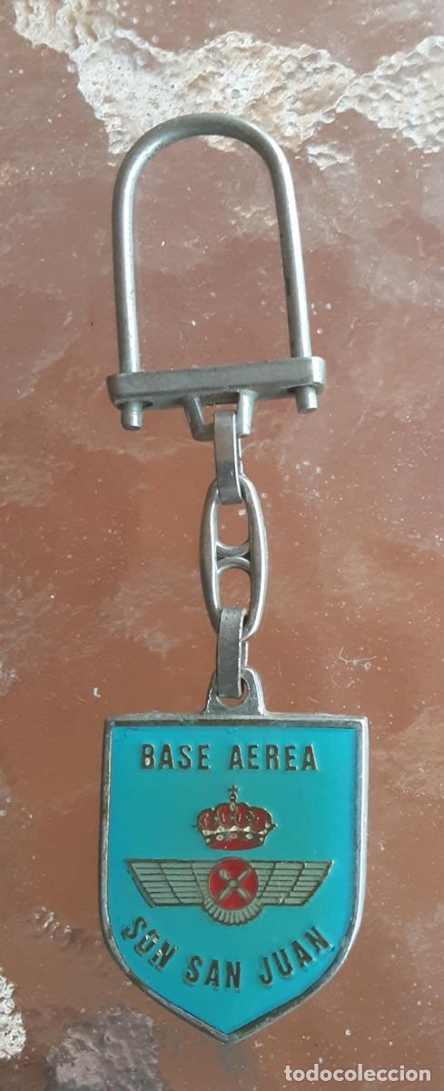 Coleccionismo de llaveros: Llavero Base A&eacute;rea Son San Juan (Mallorca) Ej&eacute;rcito del Aire a&ntilde;os 80