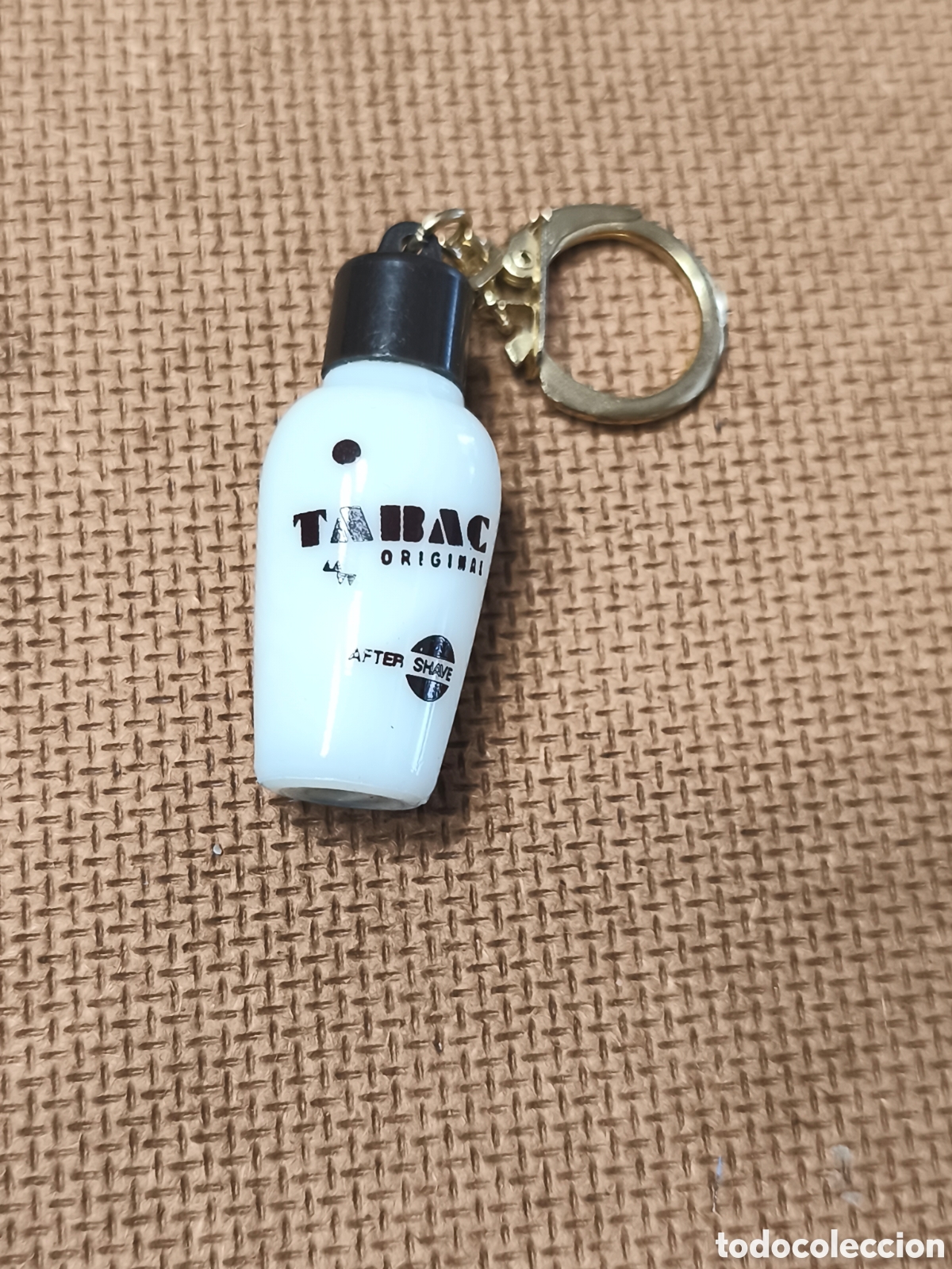 Coleccionismo de llaveros: Llavero Antiguo Botella TABAC After Shave