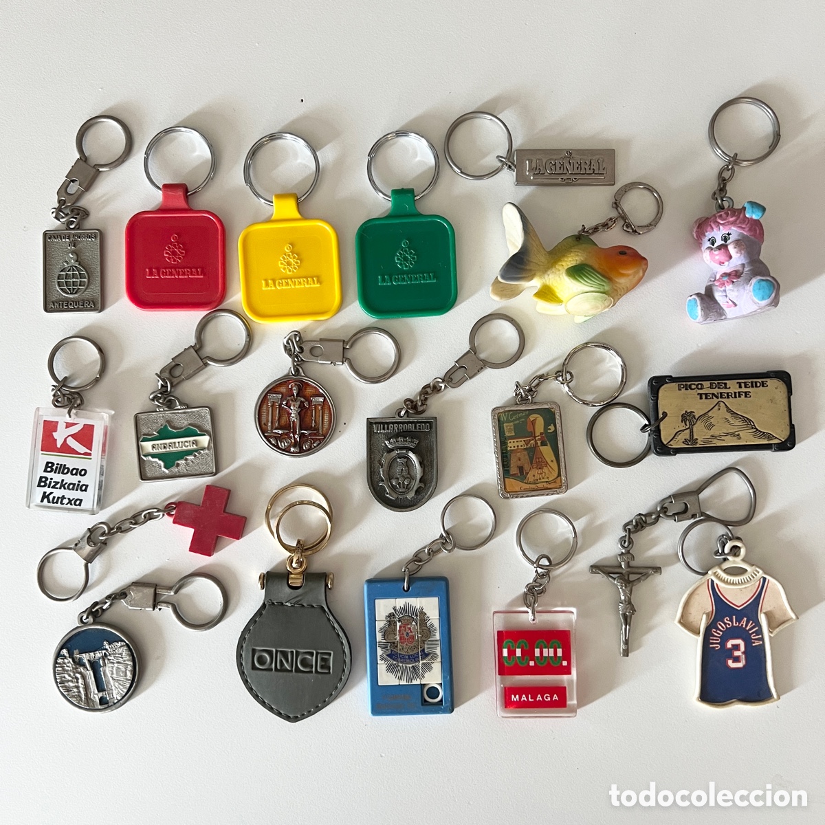 Collectionnisme de portes-cl&eacute;s: Llaveros motivos varios - Lote 2