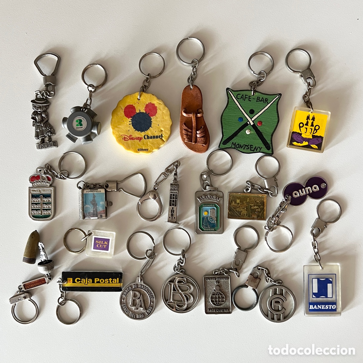 Collectionnisme de portes-cl&eacute;s: Llaveros motivos varios - Lote 4