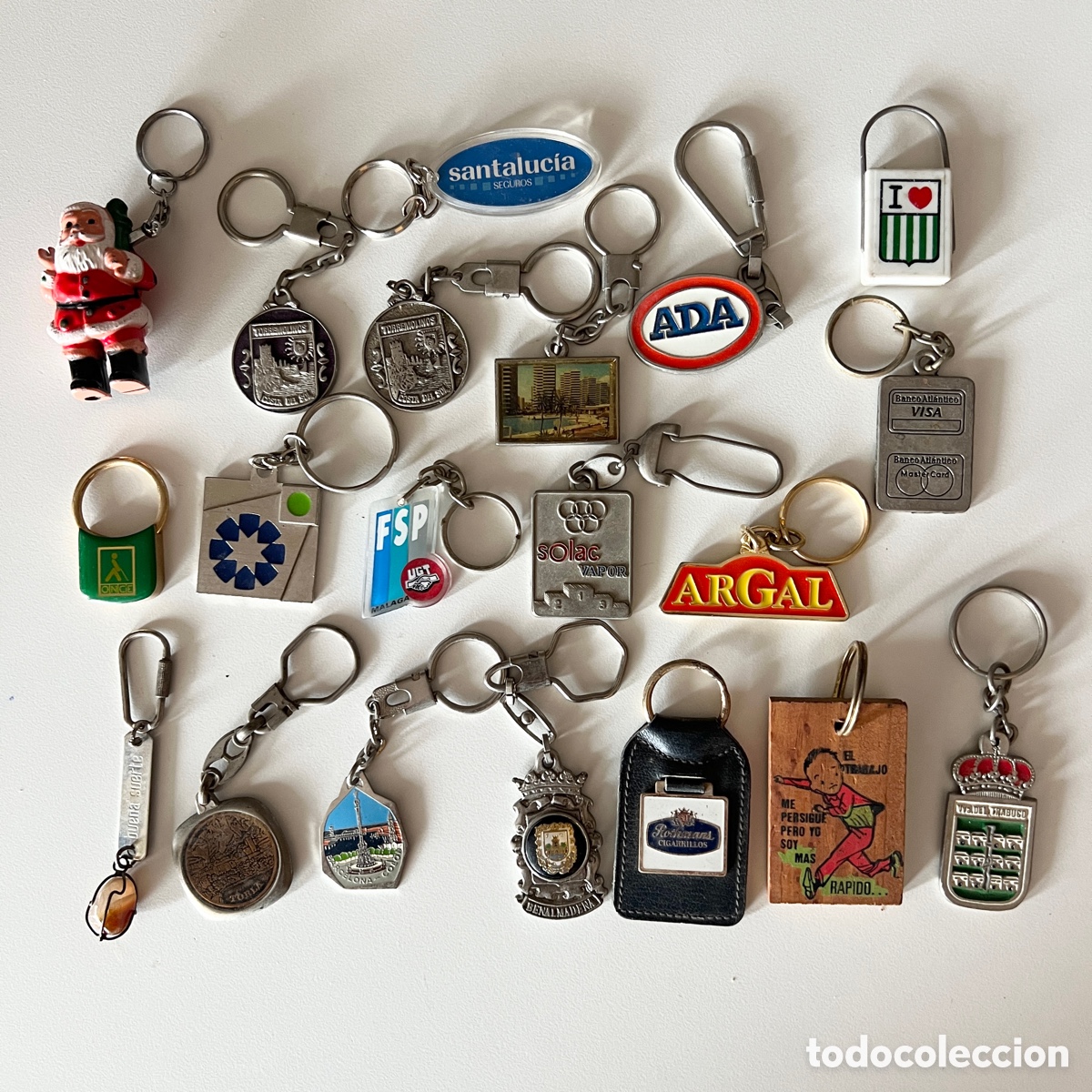 Collectionnisme de portes-cl&eacute;s: Llaveros motivos varios - Lote 7
