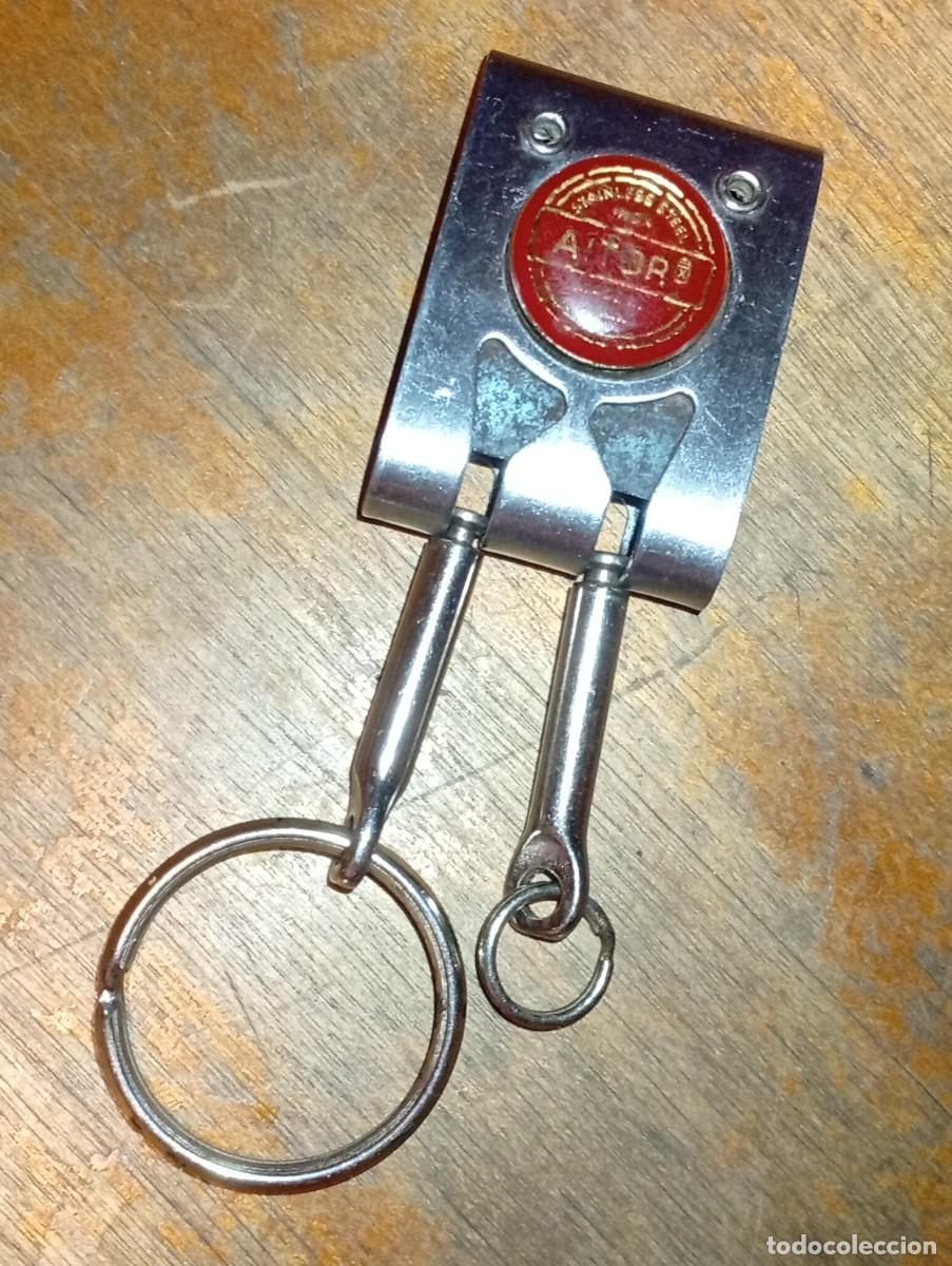 Coleccionismo de llaveros: Indestructible llavero AITOR para cintur&oacute;n todo acero vintage cuchiller&iacute;a Made in Spain