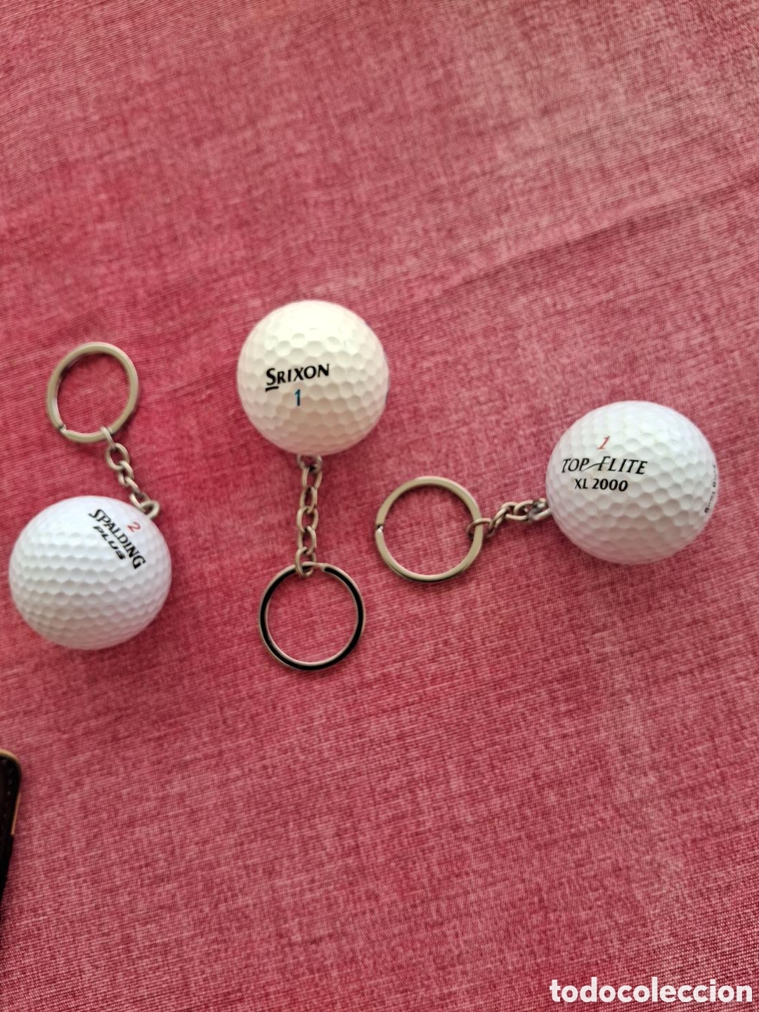 Coleccionismo de llaveros: Llaveros bolas golf. 3 marcas. Nuevos. - Foto 1