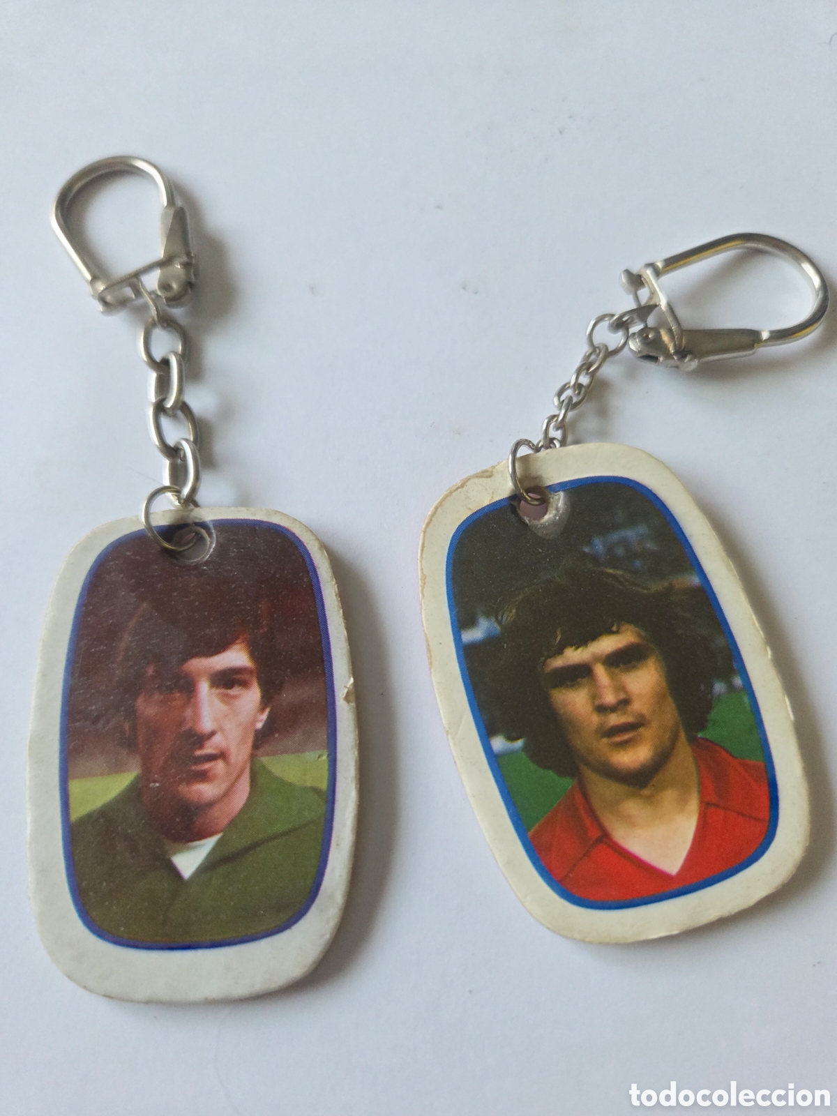 Coleccionismo de llaveros: Pareja llaveros Phoskitos Urruti y Camacho &ndash; f&uacute;tbol Espa&ntilde;a vintage