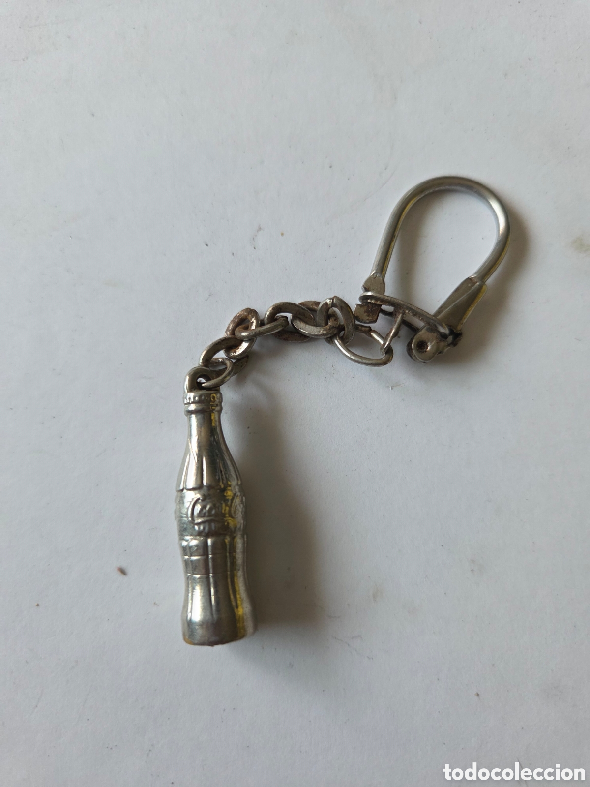 Coleccionismo de llaveros: Llavero vintage Coca-Cola mini botella