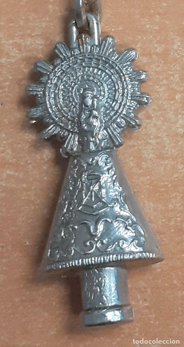 Coleccionismo de llaveros: ANTIGUO LLAVERO VIRGEN DEL PILAR - Foto 3