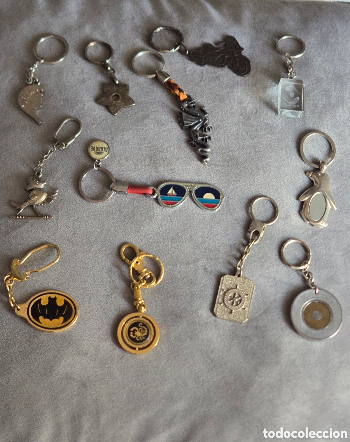Coleccionismo de llaveros: Lote de 11 Llaveros Coleccionables - Batman, Animales y Dise&ntilde;os Variados