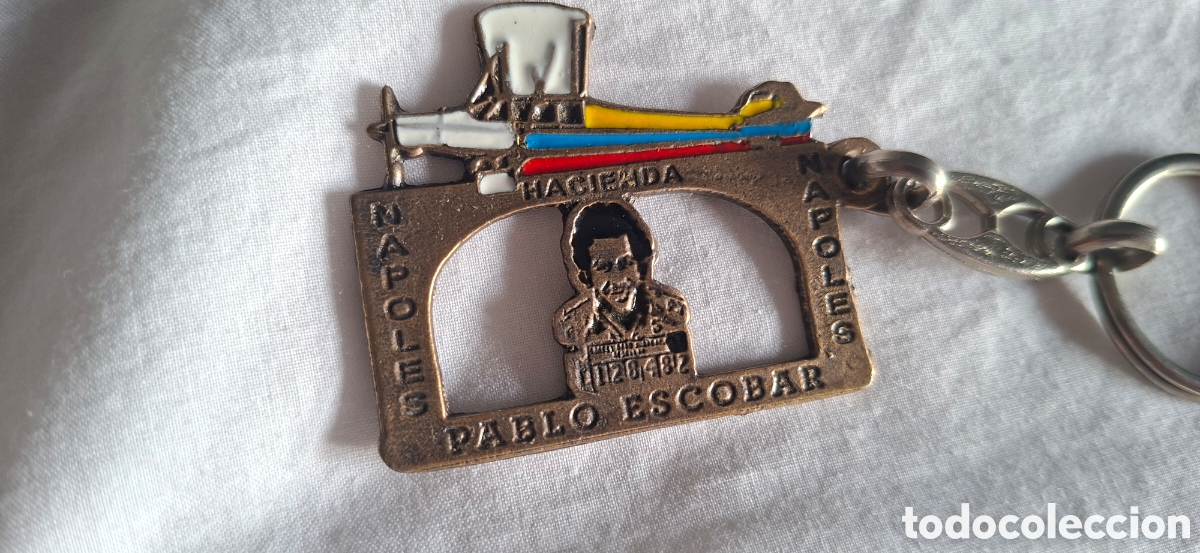 Coleccionismo de llaveros: Llavero PABLO ESCOBAR. Hacienda Napoles
