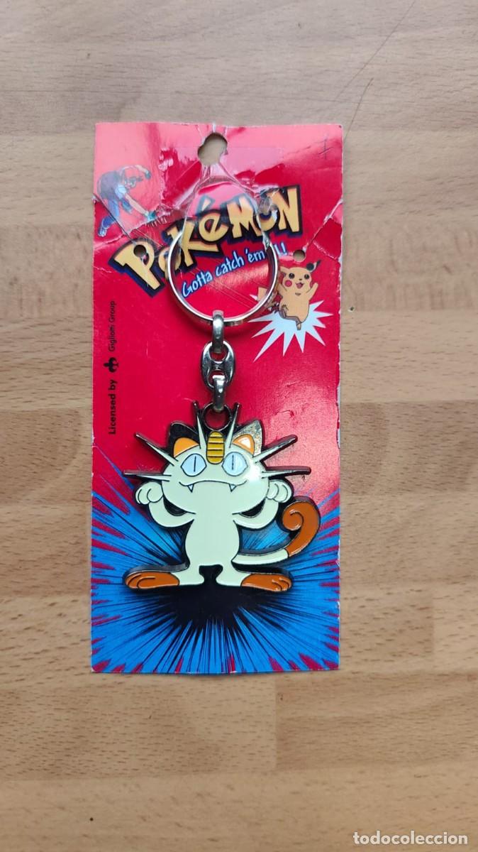 Coleccionismo de llaveros: Llavero Pok&eacute;mon Meowth Vintage 1998 Gigliotti Grou