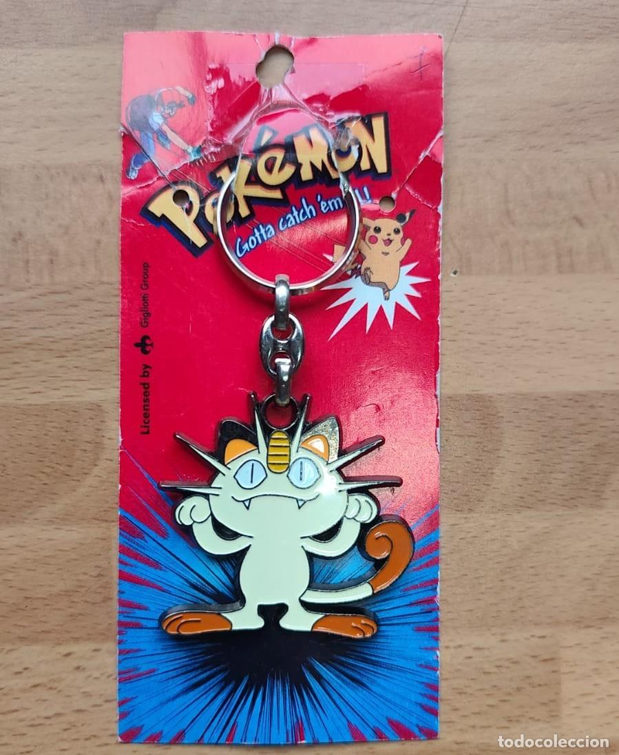 Coleccionismo de llaveros: Llavero Pok&eacute;mon Meowth Vintage 1998 Gigliotti Grou