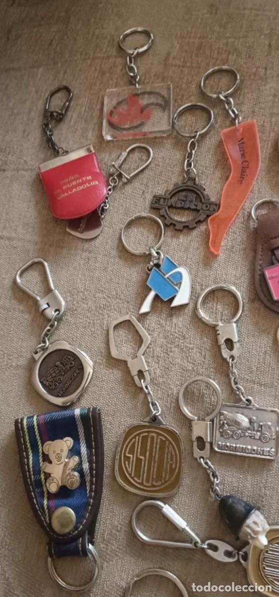 Collectionnisme de portes-cl&eacute;s: Lote 10 llaveros de los a&ntilde;os 80-90