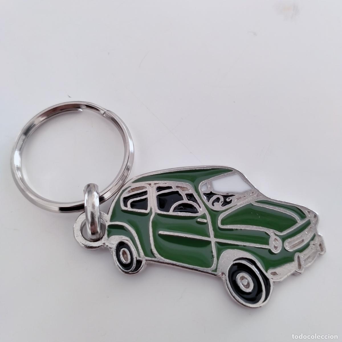 Coleccionismo de llaveros: llavero seat 600 verde