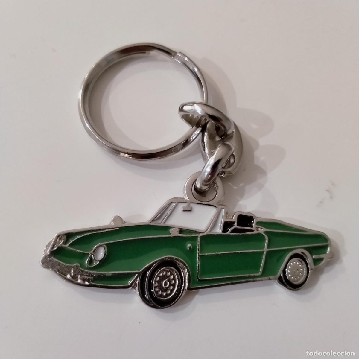 Coleccionismo de llaveros: llavero seat 850 spider verde