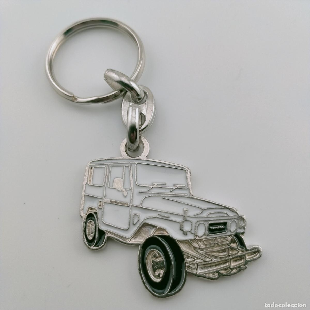 Coleccionismo de llaveros: llavero toyota fj40 blanco