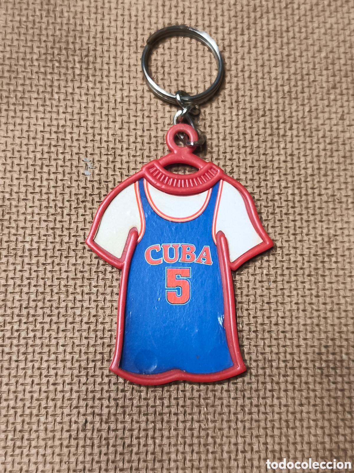 Coleccionismo de llaveros: Llavero MUNDO BASKET 86 Danone CUBA