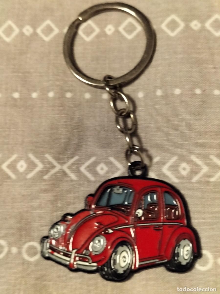 Coleccionismo de llaveros: Llavero met&aacute;lico esmaltado . Volkswagen escarabdjo
