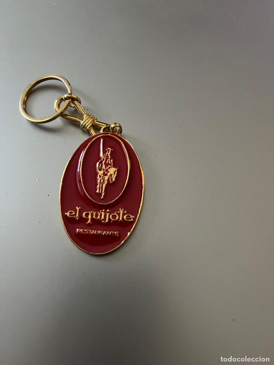 Coleccionismo de llaveros: llavero restaurante el Quijote Montgat Barcelona