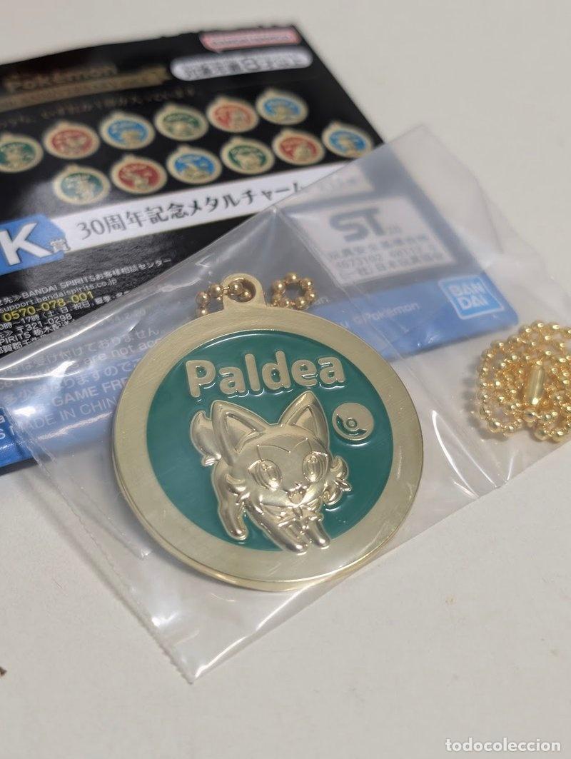 Coleccionismo de llaveros: Medalla llavero Pok&eacute;mon Sprigatito Ichiban Kuji K
