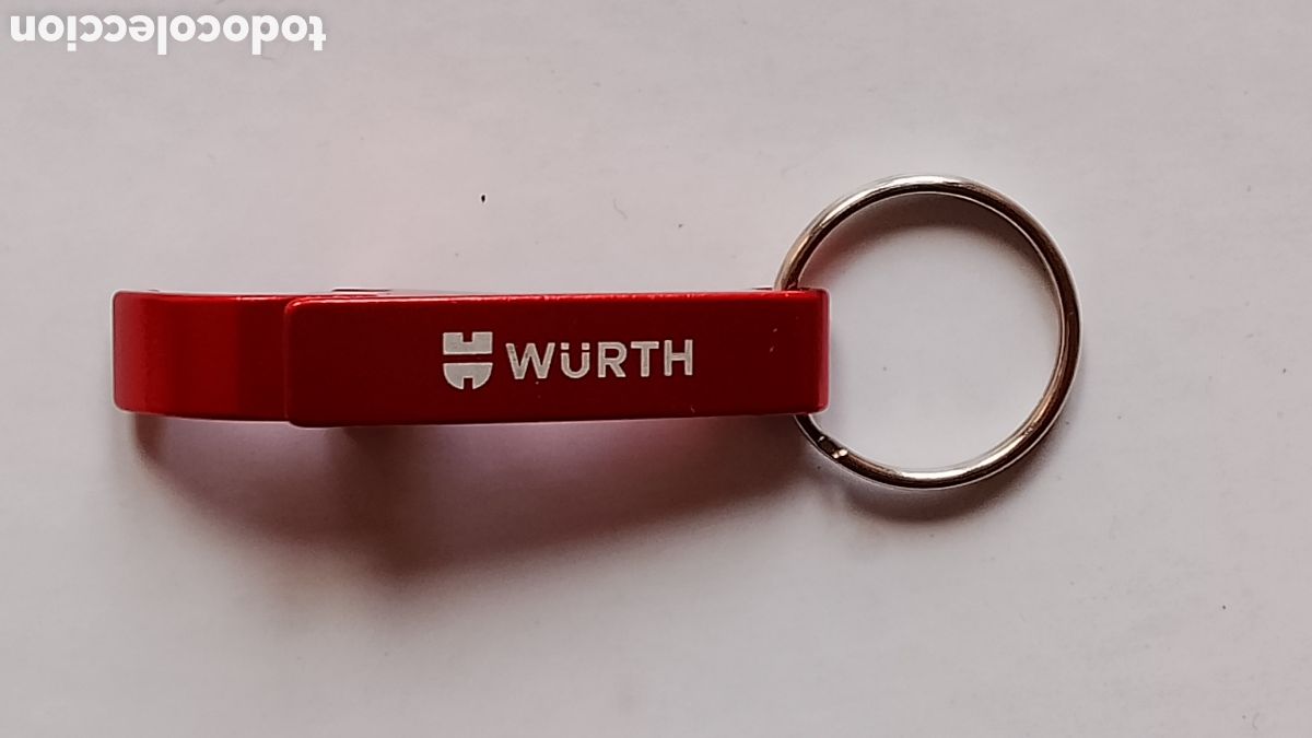 Coleccionismo de llaveros: WURTH . LLAVERO ABRIDOR