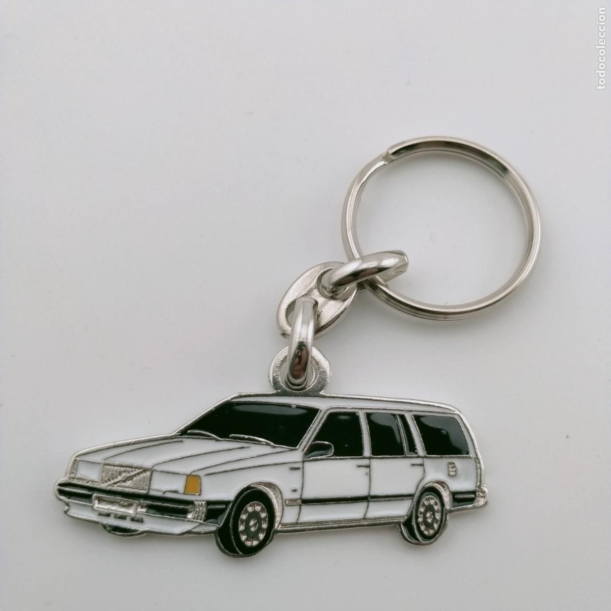 Coleccionismo de llaveros: llavero volvo 740 blanco - Foto 1