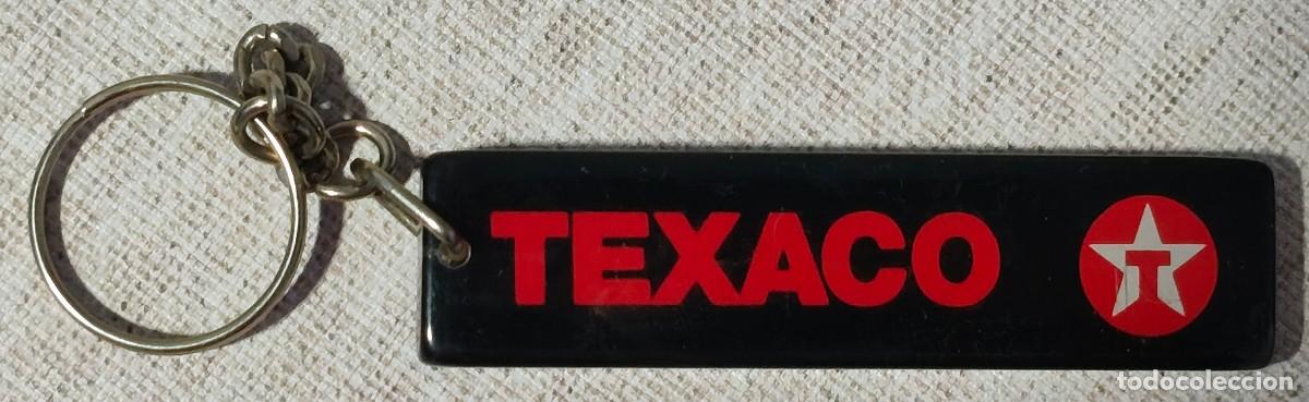 Coleccionismo de llaveros: LLAVERO PL&Aacute;STICO TEXACO &middot; 7,5 CM.