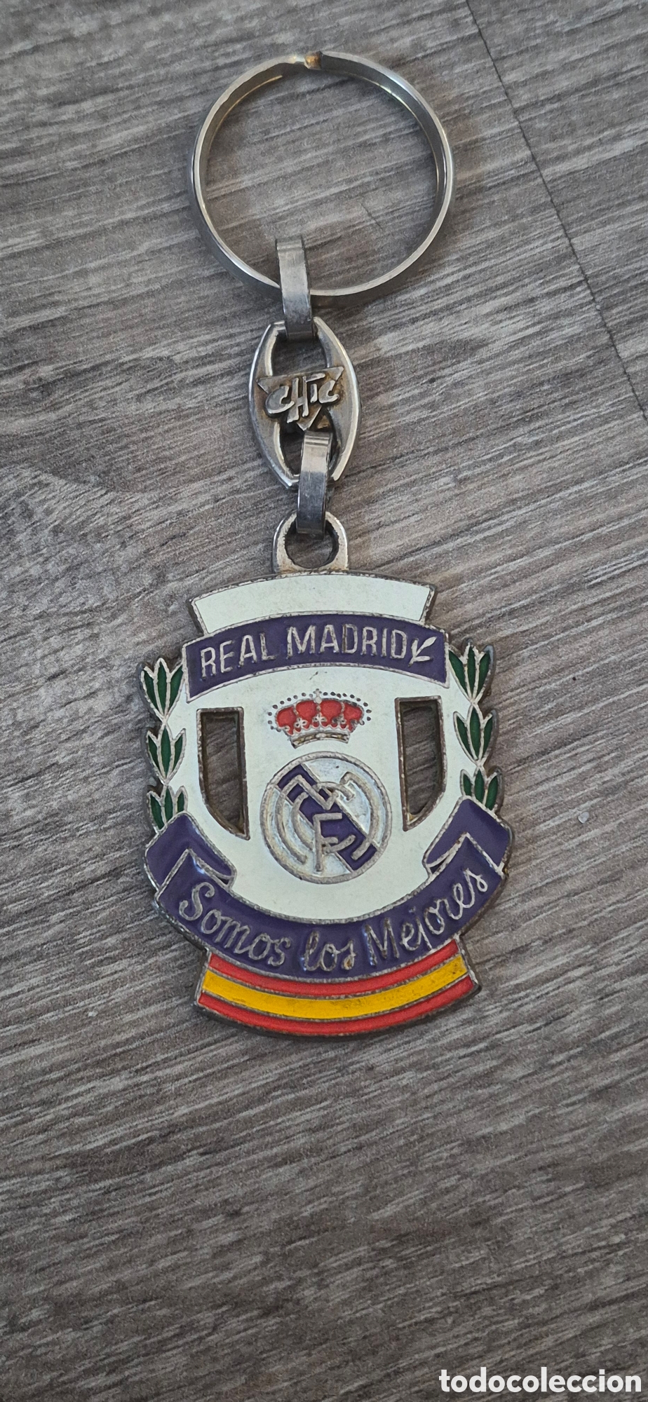 Coleccionismo de llaveros: LLAVERO REAL MADRID A&Ntilde;OS 90