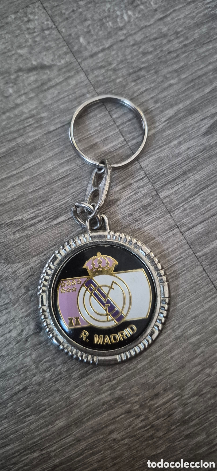 Colecionismo de porta-chaves: LLAVERO REAL MADRID A&Ntilde;OS 90