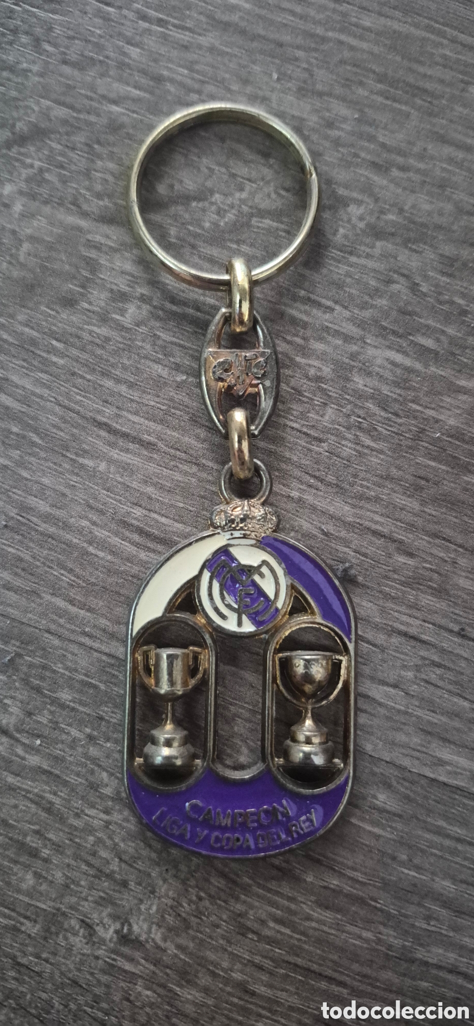 Coleccionismo de llaveros: LLAVERO REAL MADRID A&Ntilde;OS 80-90