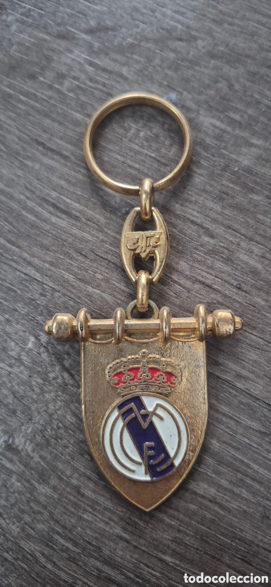 Colecionismo de porta-chaves: LLAVERO REAL MADRID A&Ntilde;OS 80-90