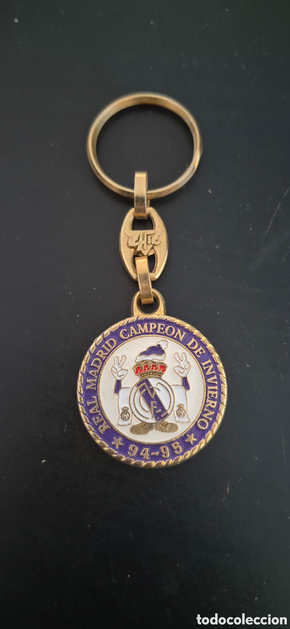 Coleccionismo de llaveros: LLAVERO REAL MADRID A&Ntilde;OS 80-90