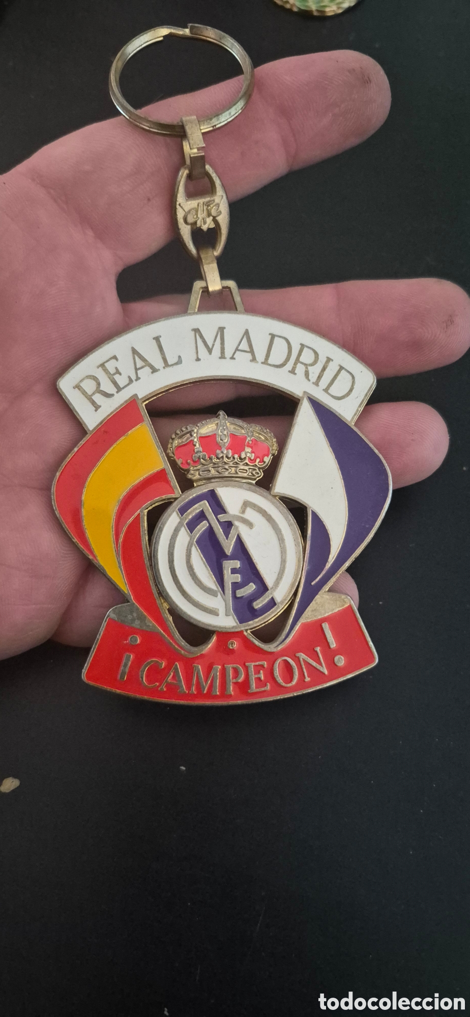 Colecionismo de porta-chaves: LLAVERO REAL MADRID A&Ntilde;OS 80-90