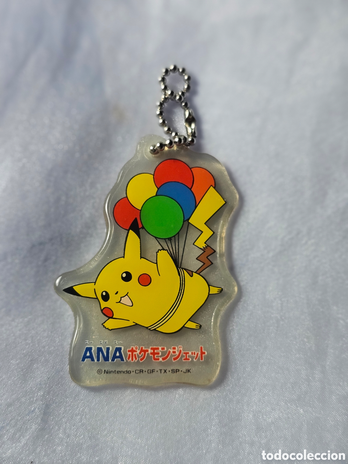 Coleccionismo de llaveros: LLAVERO POK&Eacute;MON JET ANA (ALL NIPPON AIRWAYS) - PIKACHU CON GLOBOS - EXCLUSIVO JAP&Oacute;N VINTAGE