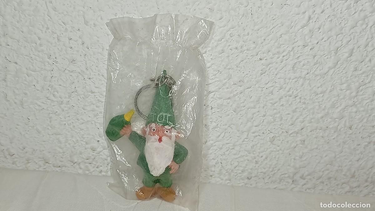 Collezionismo di Portachiavi: ANTIGUO LLAVERO SIN ABRIR FIGURA DE GOMA DE DAVID EL GNOMO PROMOCIONAL DETERGENTE LEJIA TOT A&Ntilde;OS 80