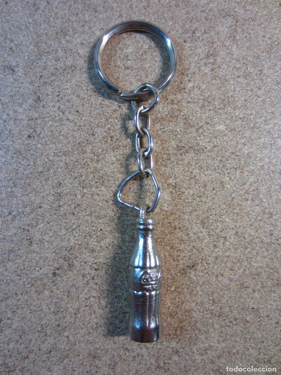 Collection of Keychains: Llavero de Metal Botellin CocaCola Coca Cola