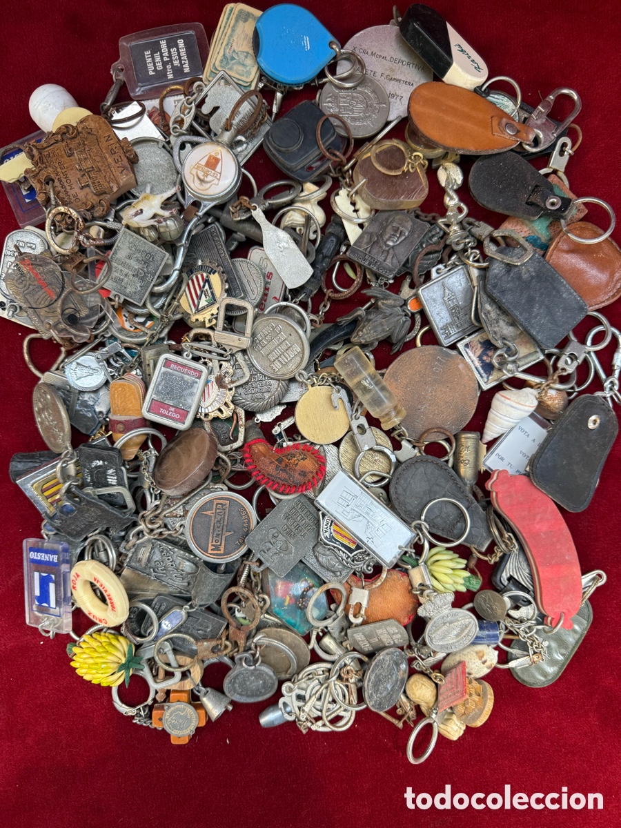 Collezionismo di Portachiavi: Gran lote de casi 150 llaveros antiguos!