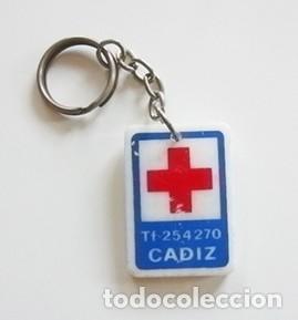 Collection of Keychains: ANTIGUO LLAVERO DE LA CRUZ ROJA DE C&Aacute;DIZ - PUBLICIDAD - ANDALUC&Iacute;A ESPA&Ntilde;A