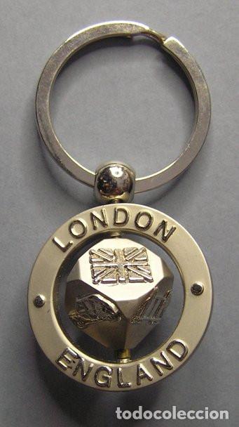 Collezionismo di Portachiavi: LLAVERO DE LONDRES CON DADO GIRATORIO