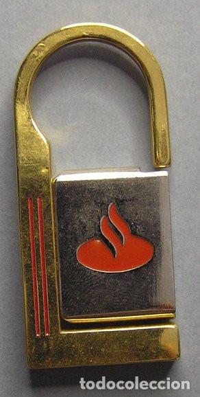 Sammlung von Schl&uuml;sselanh&auml;ngern: LLAVERO DEL BANCO DE SANTANDER
