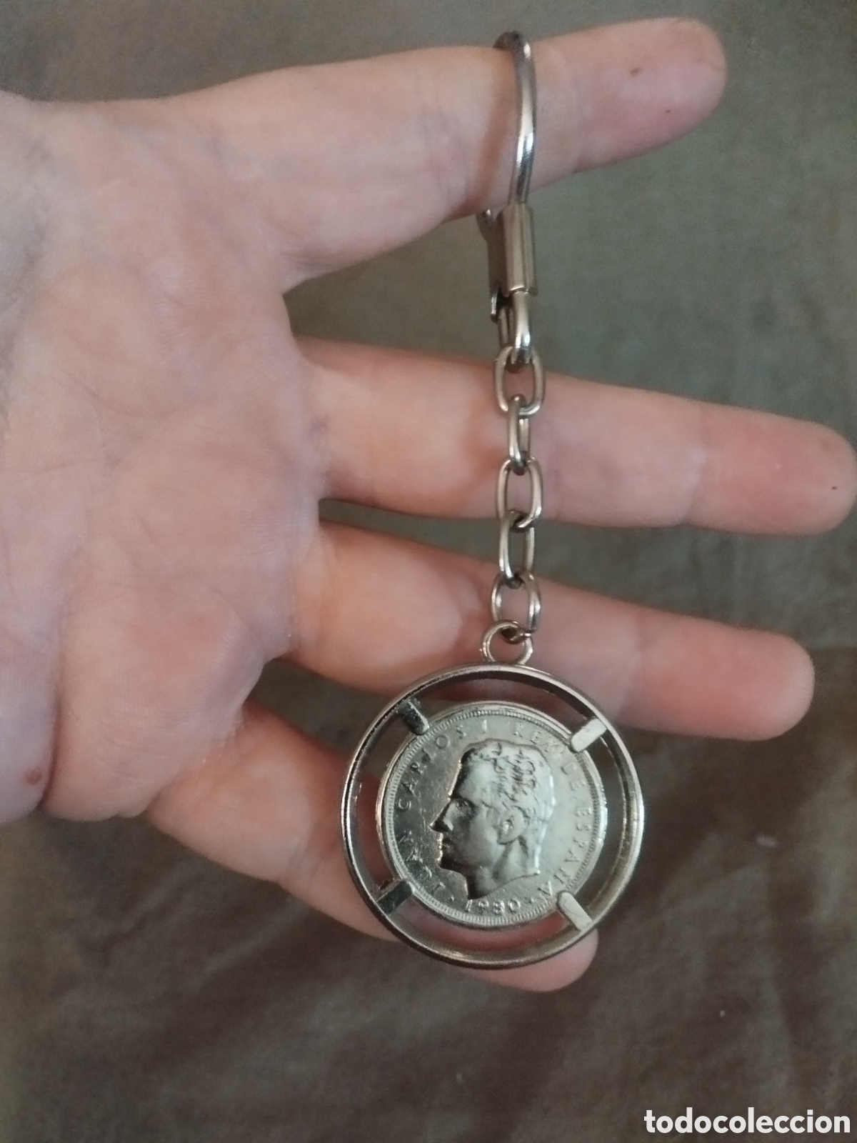 Coleccionismo de llaveros: Llavero con moneda 1982 - Foto 7