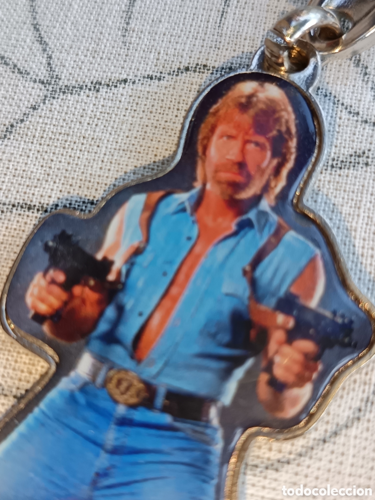 Coleccionismo de llaveros: Llavero de silueta de Chuck Norris - Foto 3