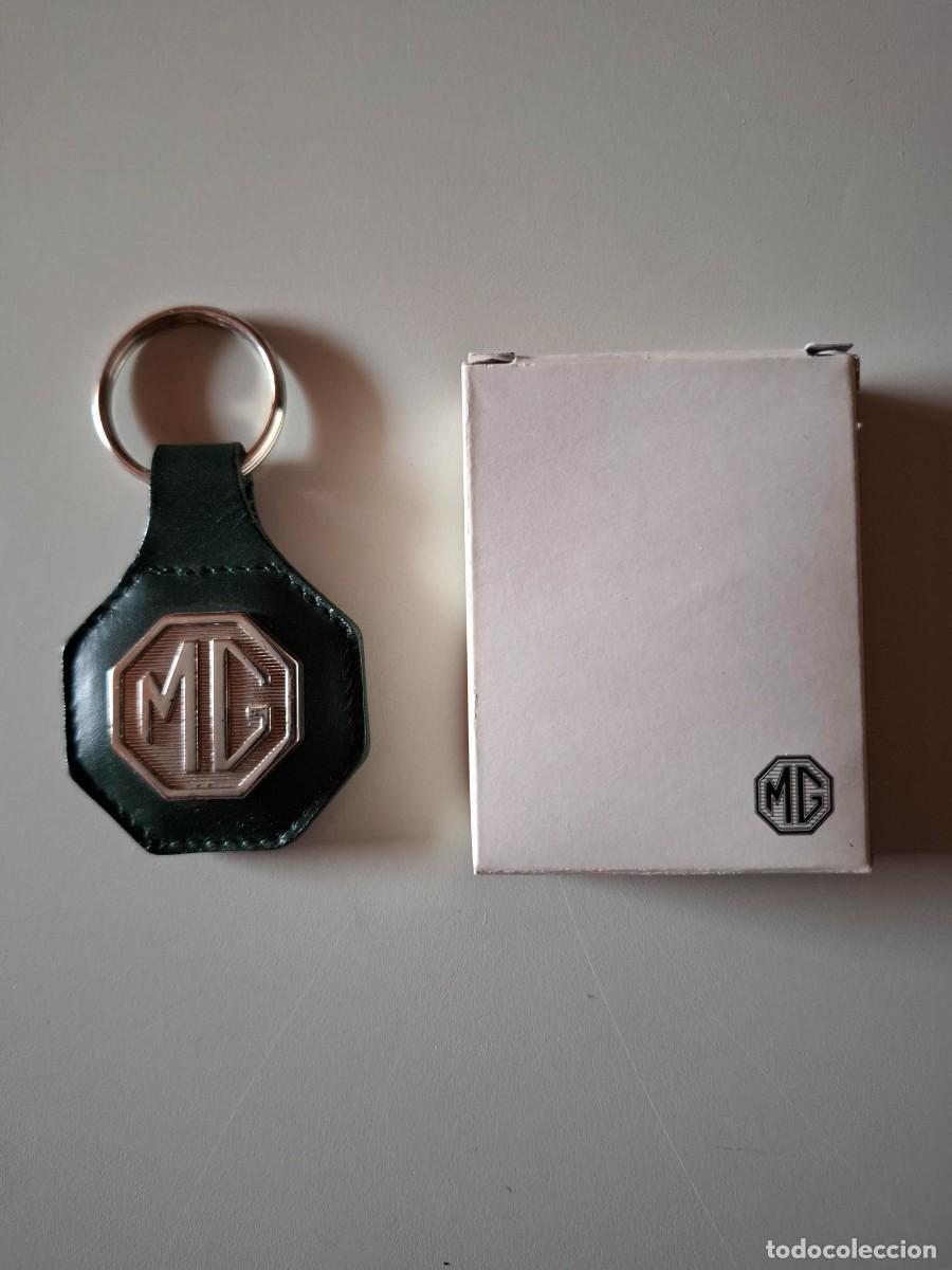 Sammlung von Schl&uuml;sselanh&auml;ngern: Llavero Vintage de la marca MG con su caja