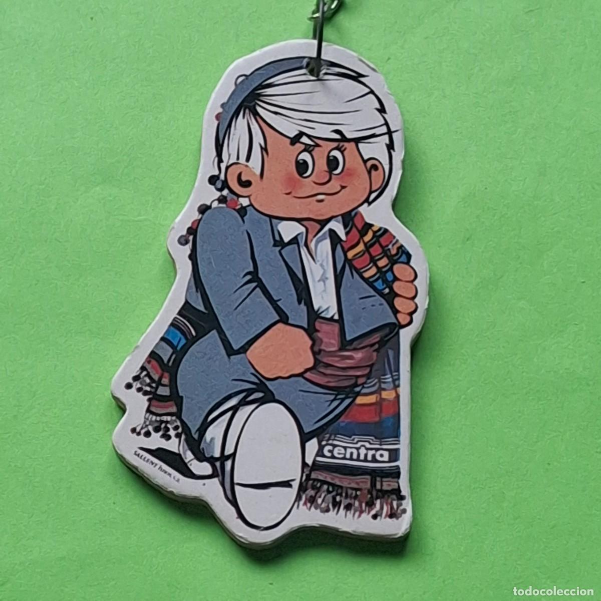 Collectionnisme de portes-cl&eacute;s: SUPERMERCADOS CENTRA - LLAVERO DE MADERA - FIGURA MASCOTA