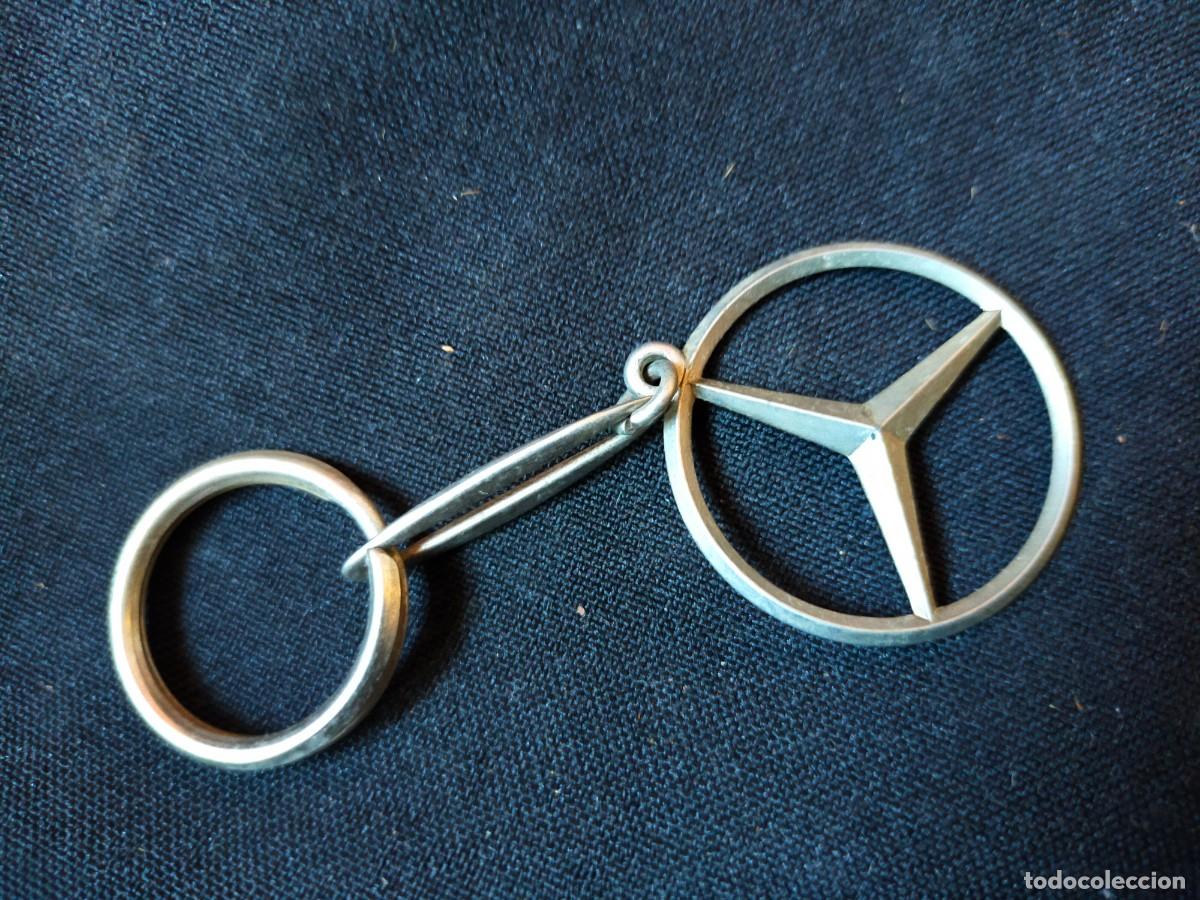 Coleccionismo de llaveros: ANTIGUO LLAVERO MET&Aacute;LICO MERCEDES-BENZ ORIGINAL A&Ntilde;OS 80-90.