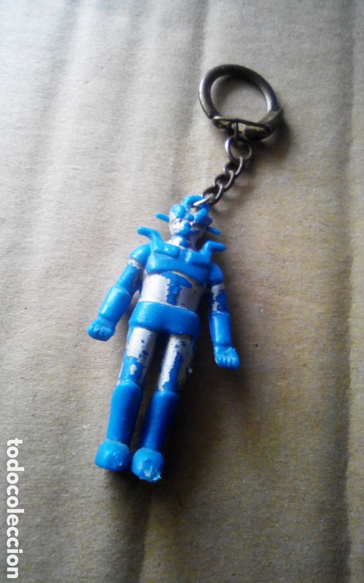 Coleccionismo de llaveros: Llavero Mazinger Z. Es de pl&aacute;stico, mide 6 cm., no pone fabricante. A&ntilde;os 70s.
