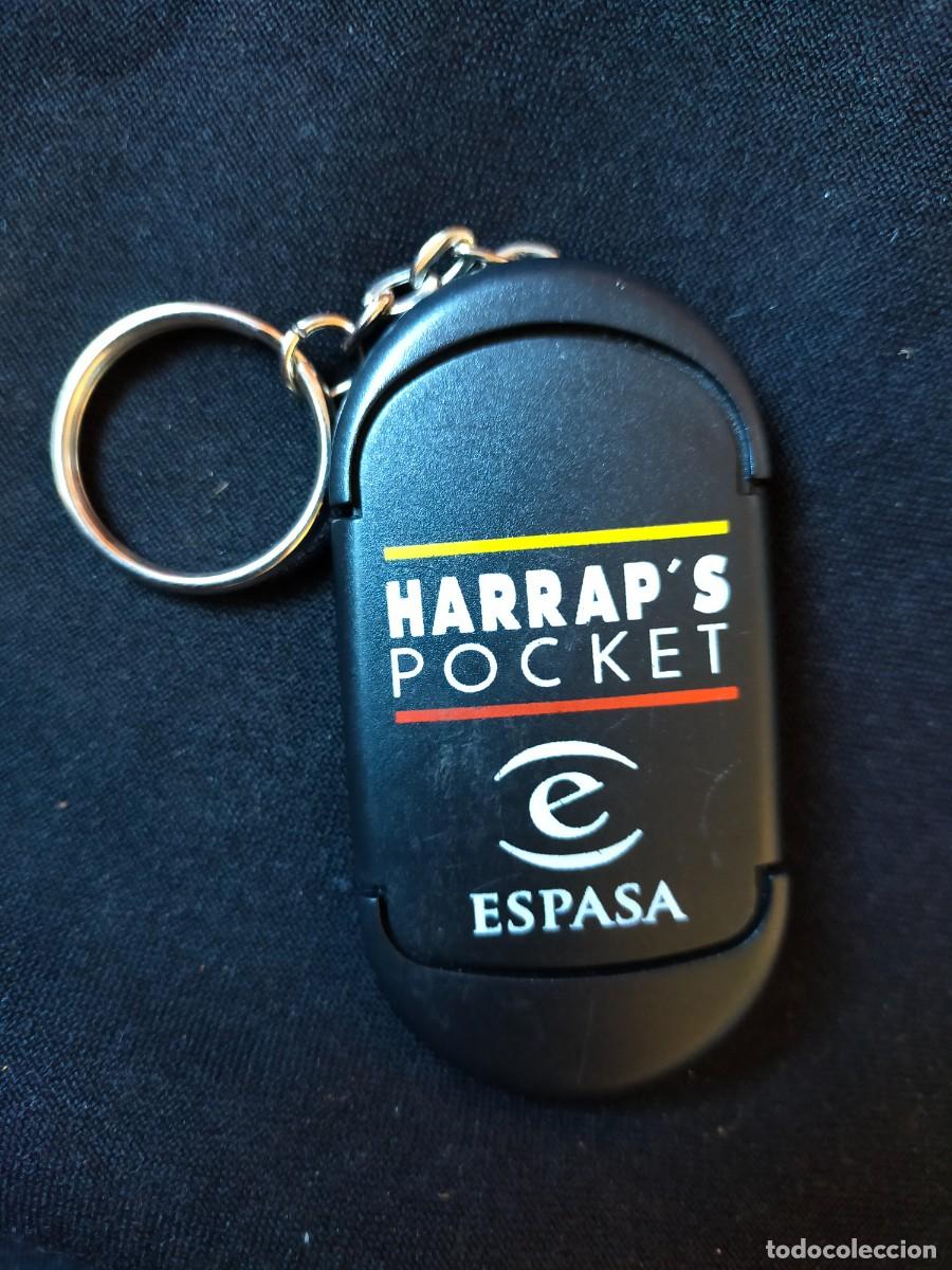 Coleccionismo de llaveros: LLAVERO CALCULADORA ESPASA CALPE. HARRAP&acute;S POCKET. VER FOTOS. A&Ntilde;OS 90.