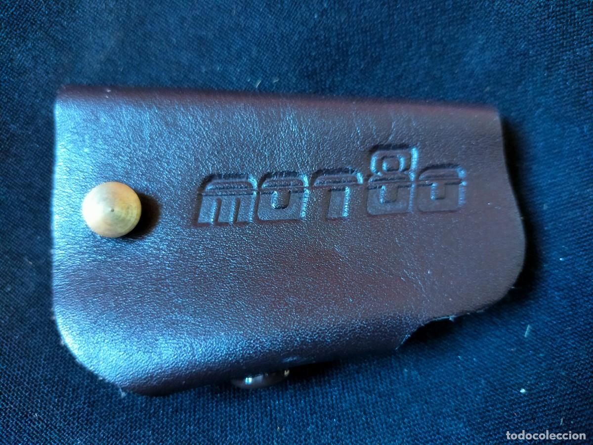 Coleccionismo de llaveros: ESTUCHE PORTALLAVES DE PIEL MOTO MORINI. A&Ntilde;OS 70. MOTOCICLISMO CL&Aacute;SICO ITALIANO.