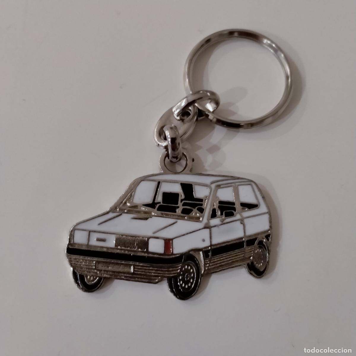 Coleccionismo de llaveros: llavero seat panda blanco