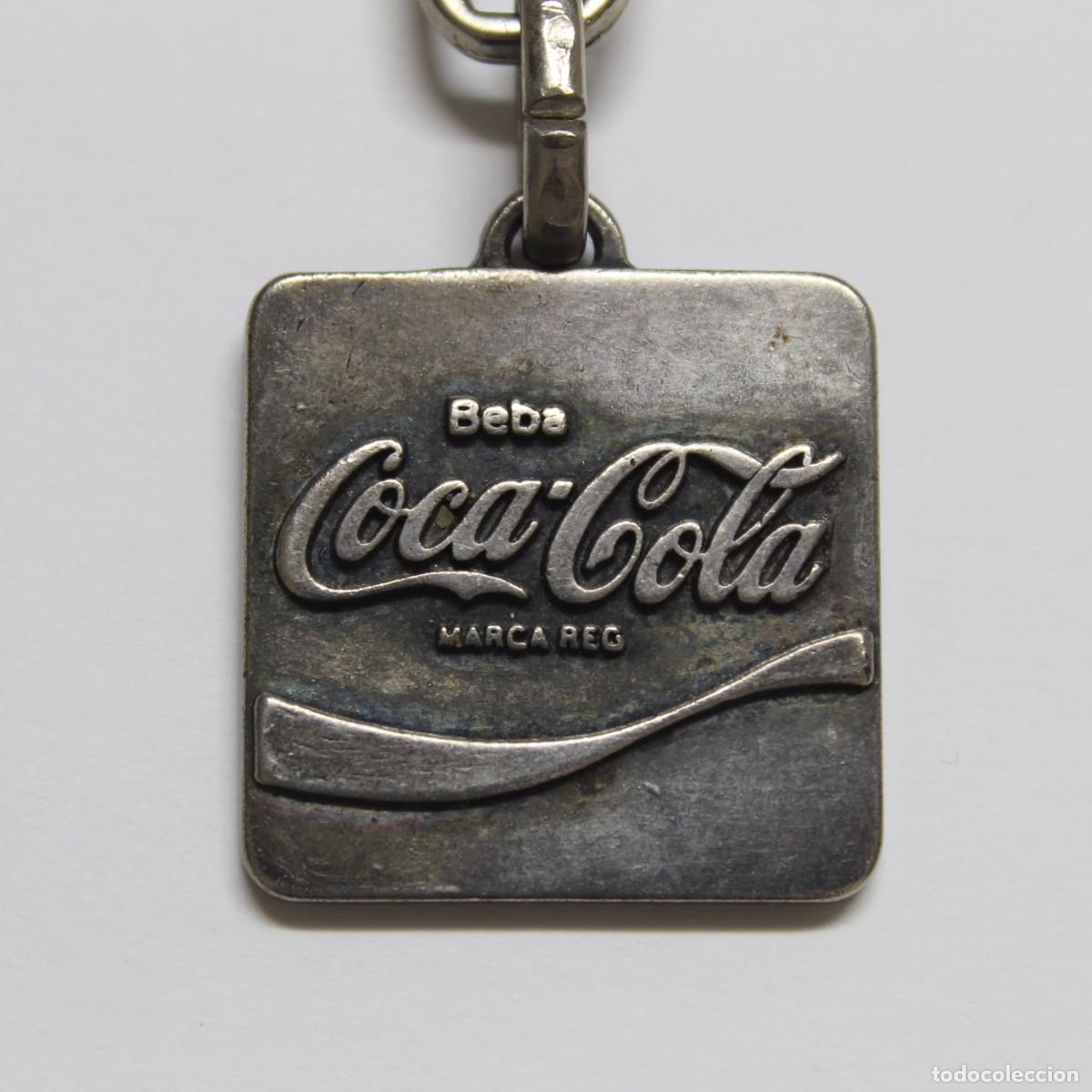 Coleccionismo de llaveros: Llavero Coca-Cola 25 Aniversario en Espa&ntilde;a 1953-1978 Metal plateado