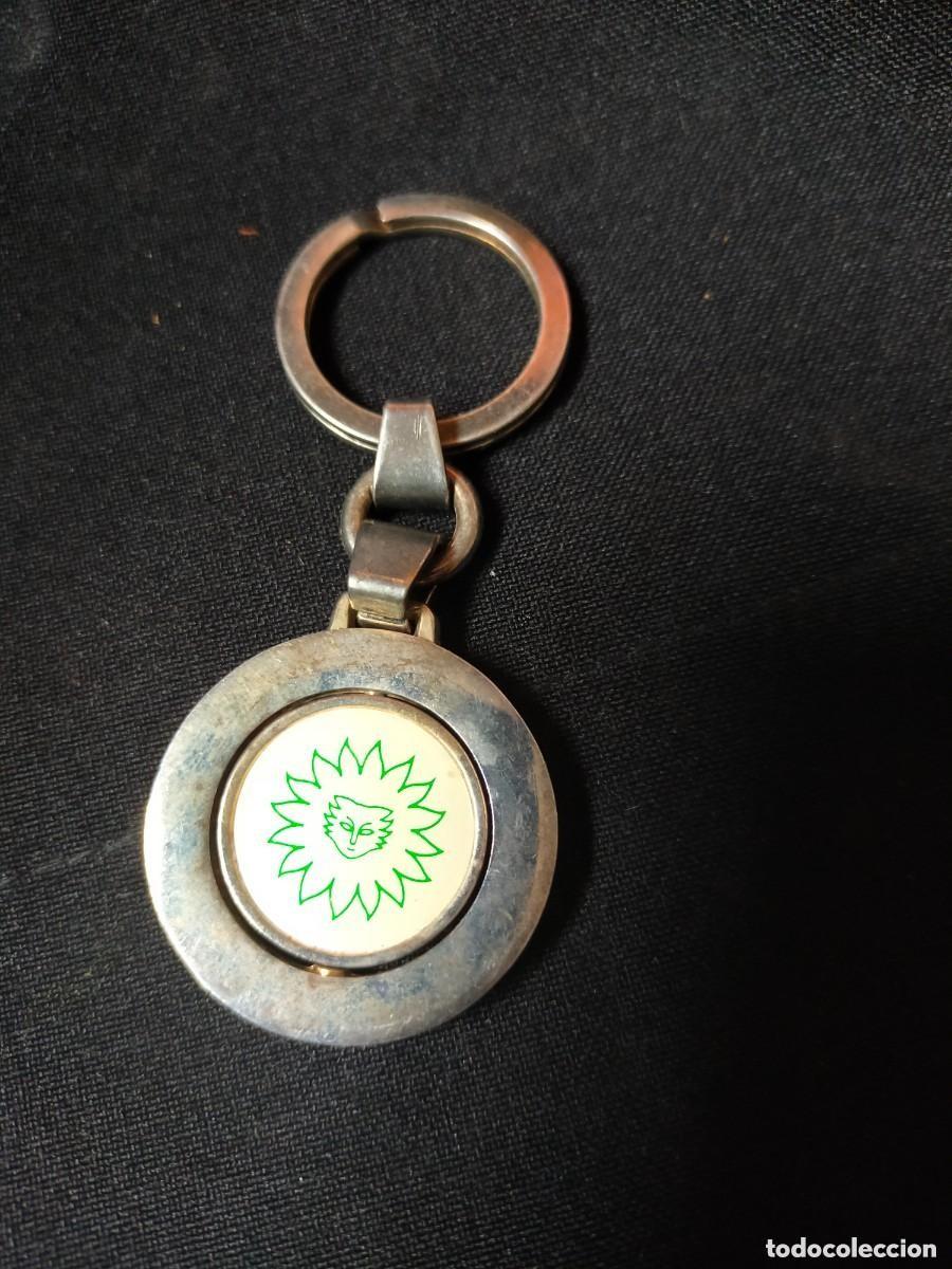 Coleccionismo de llaveros: ANTIGUO LLAVERO CON CENTRO M&Oacute;VIL GIRATORIO. LOGOTIPO SOL RETRO. A&Ntilde;OS 70