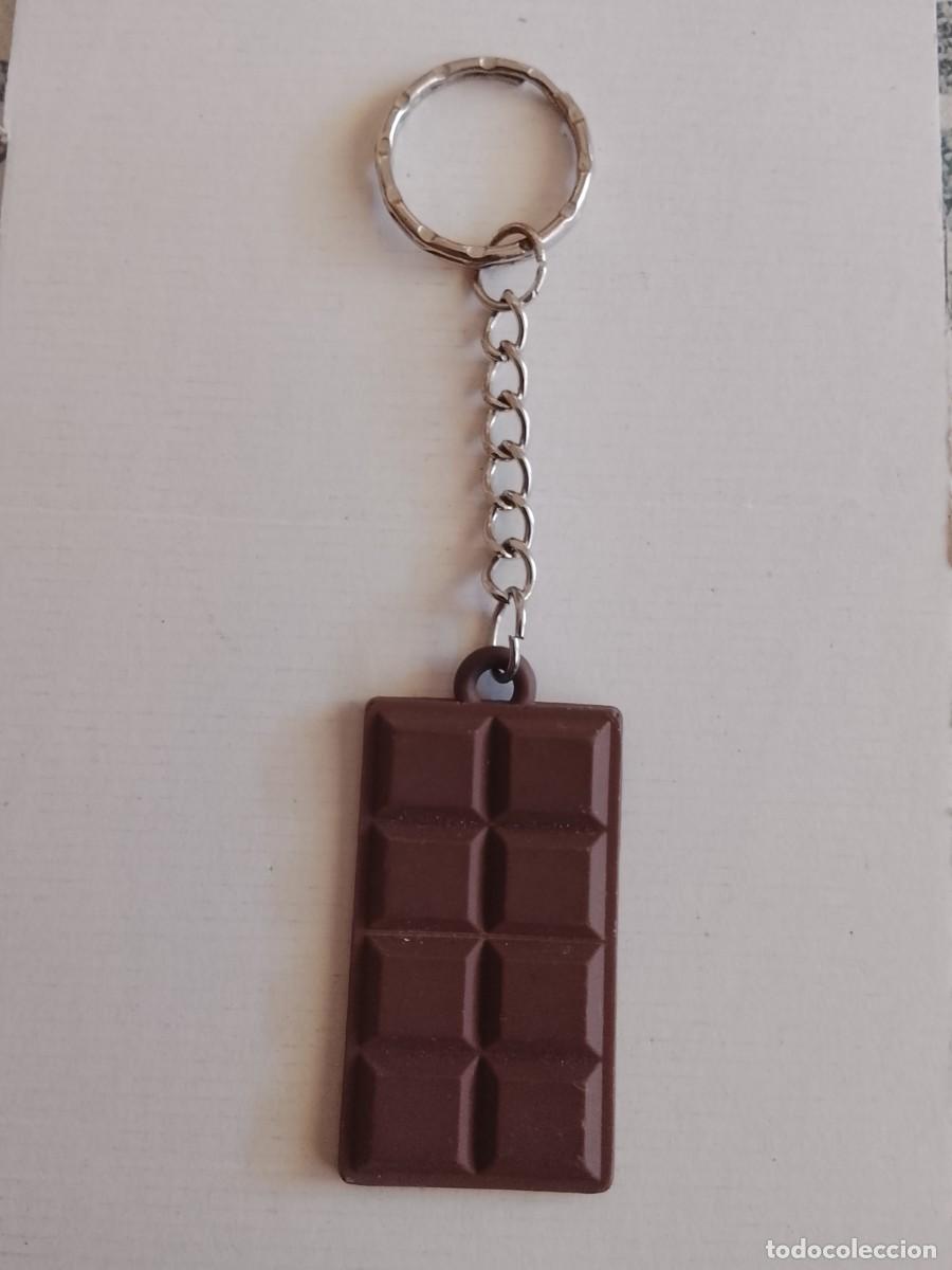 Coleccionismo de llaveros: Llavero forma chocolate
